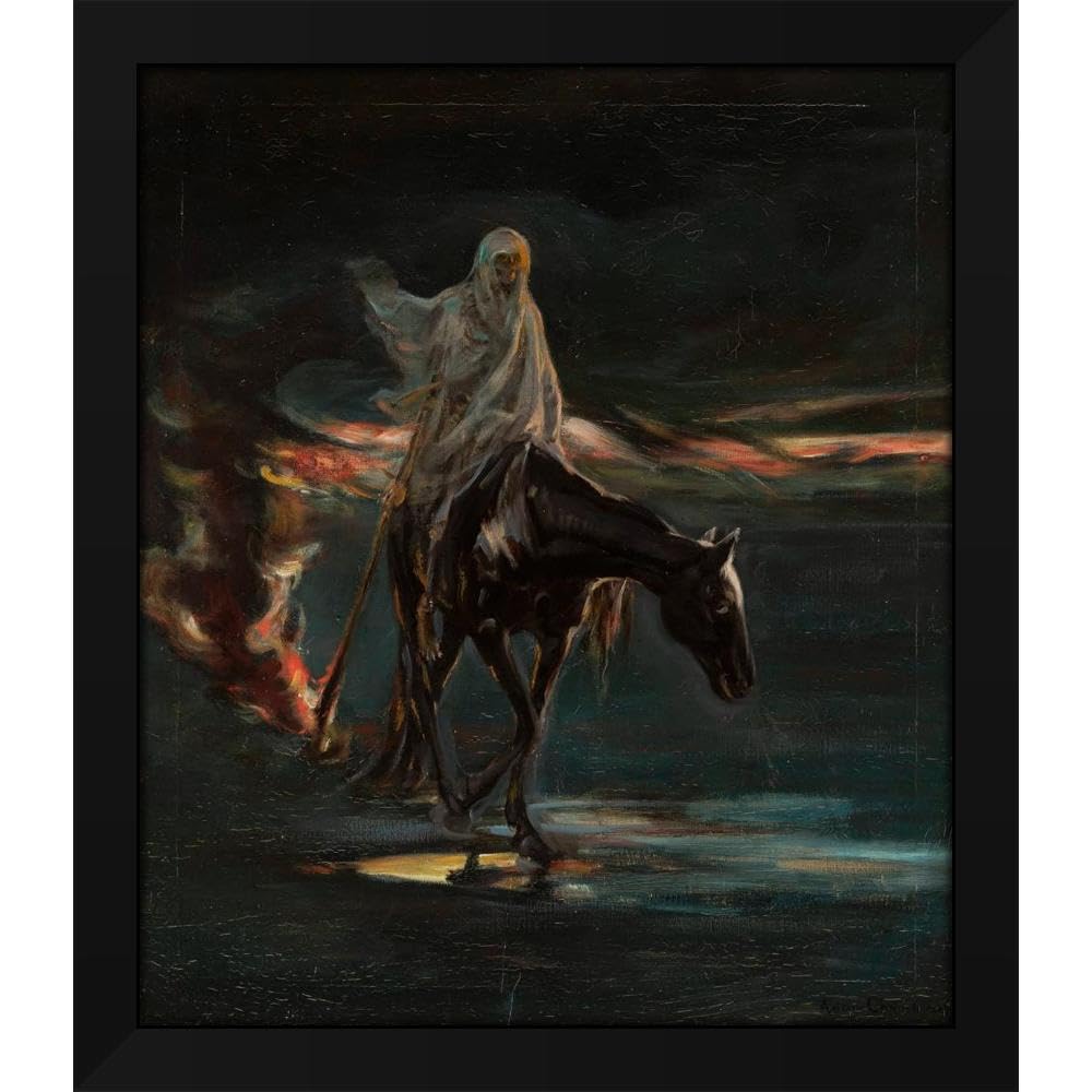 Amazon.com: Adam Chmielowski 20x23 Black Modern Framed Art Print