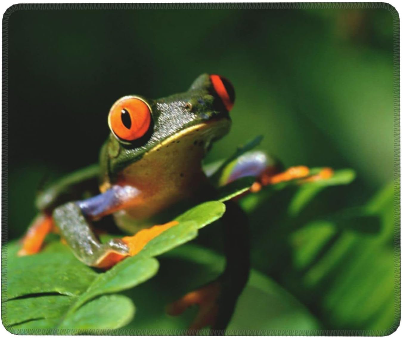 Peace Frog Tree Mouse Pad Waterproof NonSlip Rubber Base Square Mouse