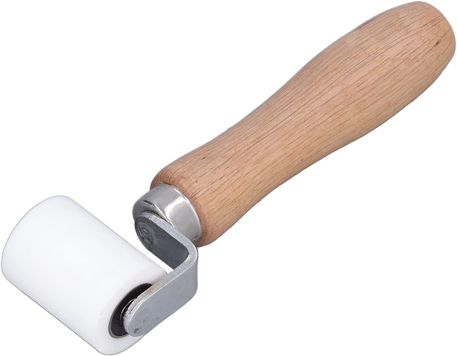 40mm Silicone Seam Roller for Wallpaper Quilting, Detachable Handle, Bidirectional Bearing, Stainless Steel Roller Tool