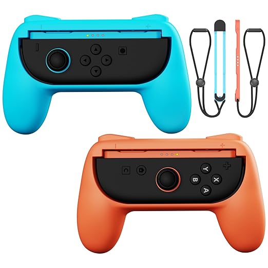 Elden Ring för Switch 2 Dröjt till 2026 Efter Kritik 8 61KcX149lgL. SX522 Grips & Wrist Strap Set Switch 2 Joy-Con – Ergonomic Controller Holder, Secure Gaming Accessories for Nintendo Switch 2 & OLED – Comfortable & Anti-Slip Design 2pcs