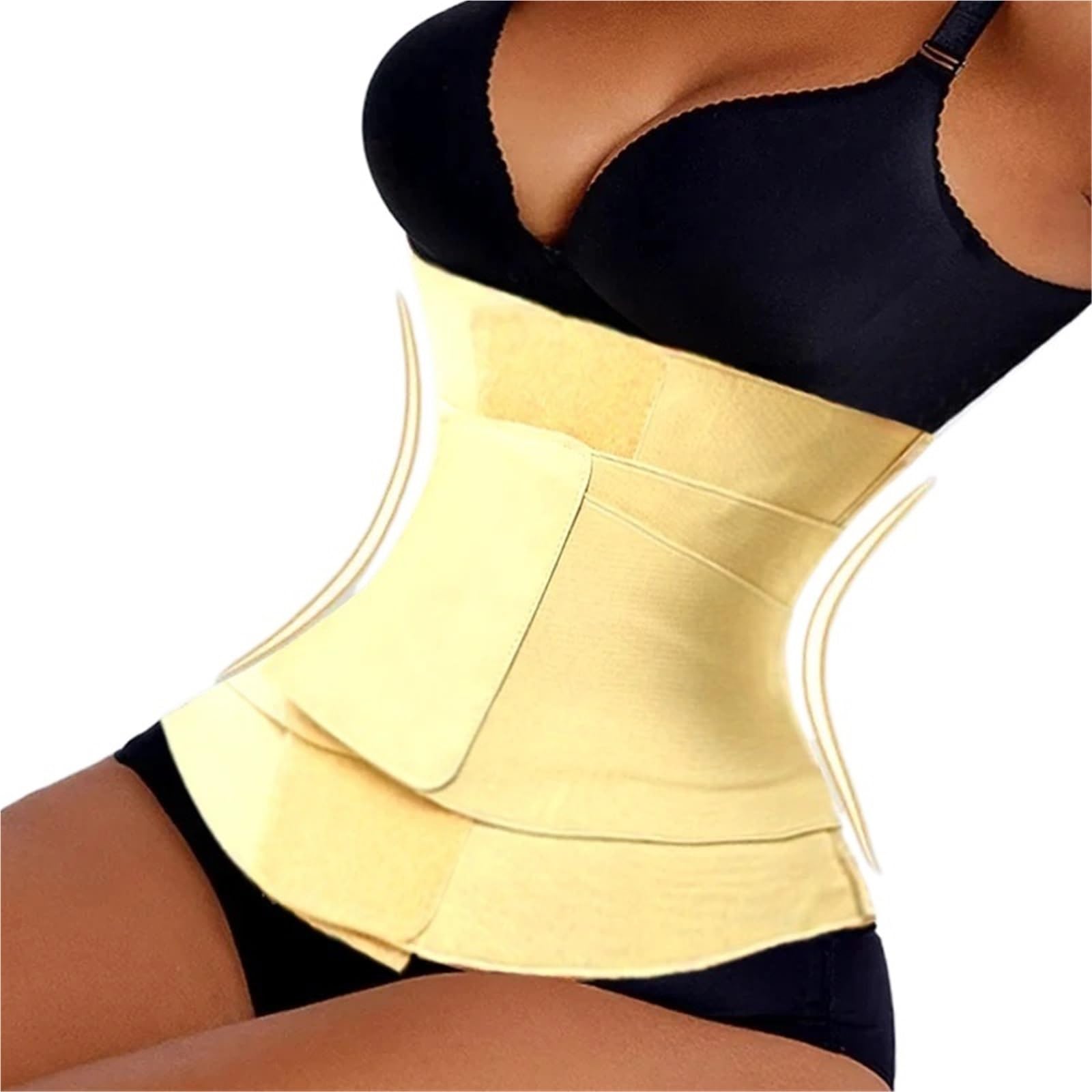 Entrenador de cintura, corsé aglutinantes, envoltura adelgazante, cinturón, banda plana for el vientre, faja moldeadora cuerpo, fajas moldeadoras(A-apricot corsets,S)