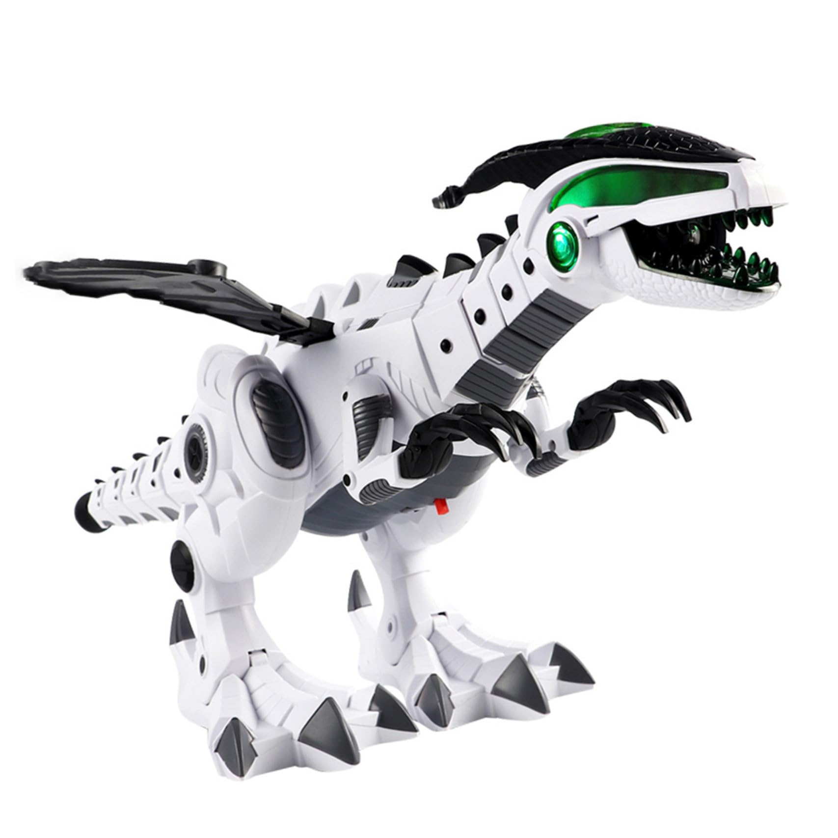 Gatuida Elektrischer Dinosaurier Sprühroboter Weiß aus Kunststoff