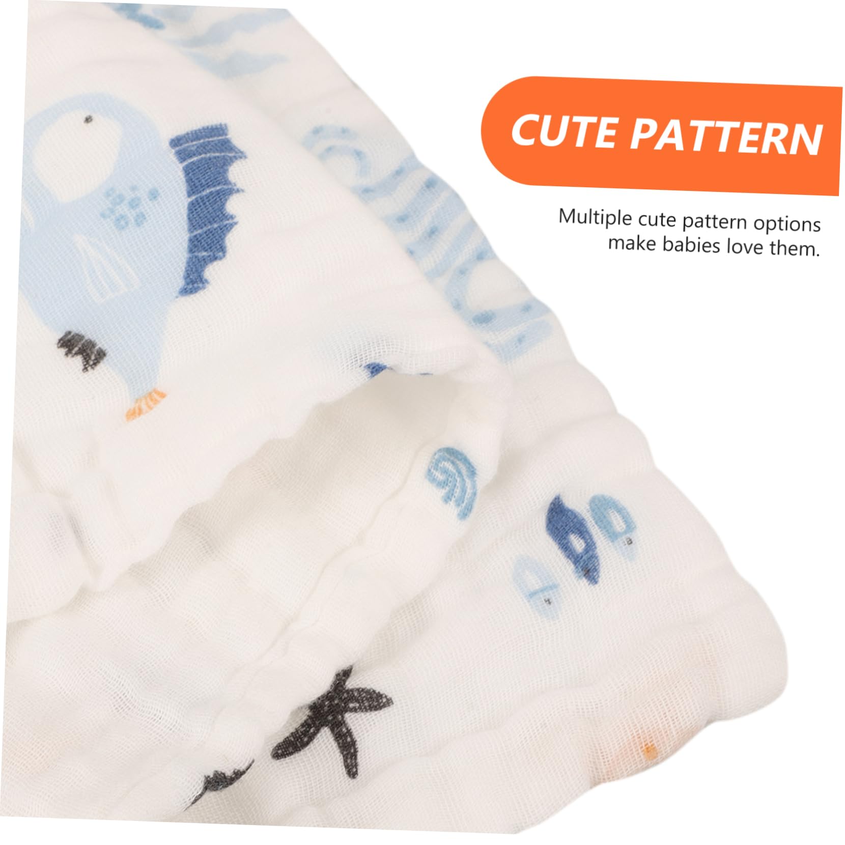 Panno Pappa Ragazzo Ragazza Assorbente 6 Pezzi 25x50 Cm Cotone Bianco | Riutilizzabile, Lavabile in Lavatrice, Asciugabile in Asciugatrice, per Festa Nascita e Compleanno