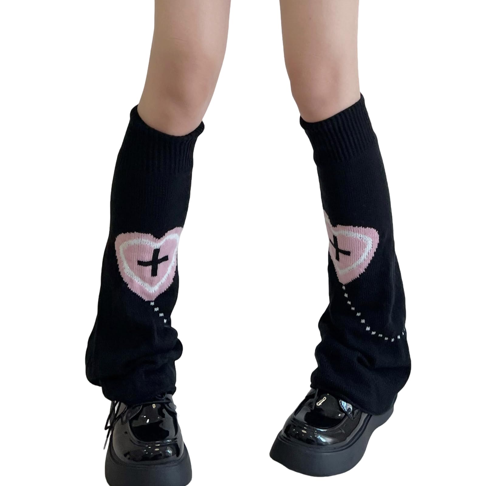 Sexybody Women's Leg Warmers Fashion Knit Warmers Long Socks Cute Y2K Kawaii Japanese Lolita Harajuku Accessories for Girls