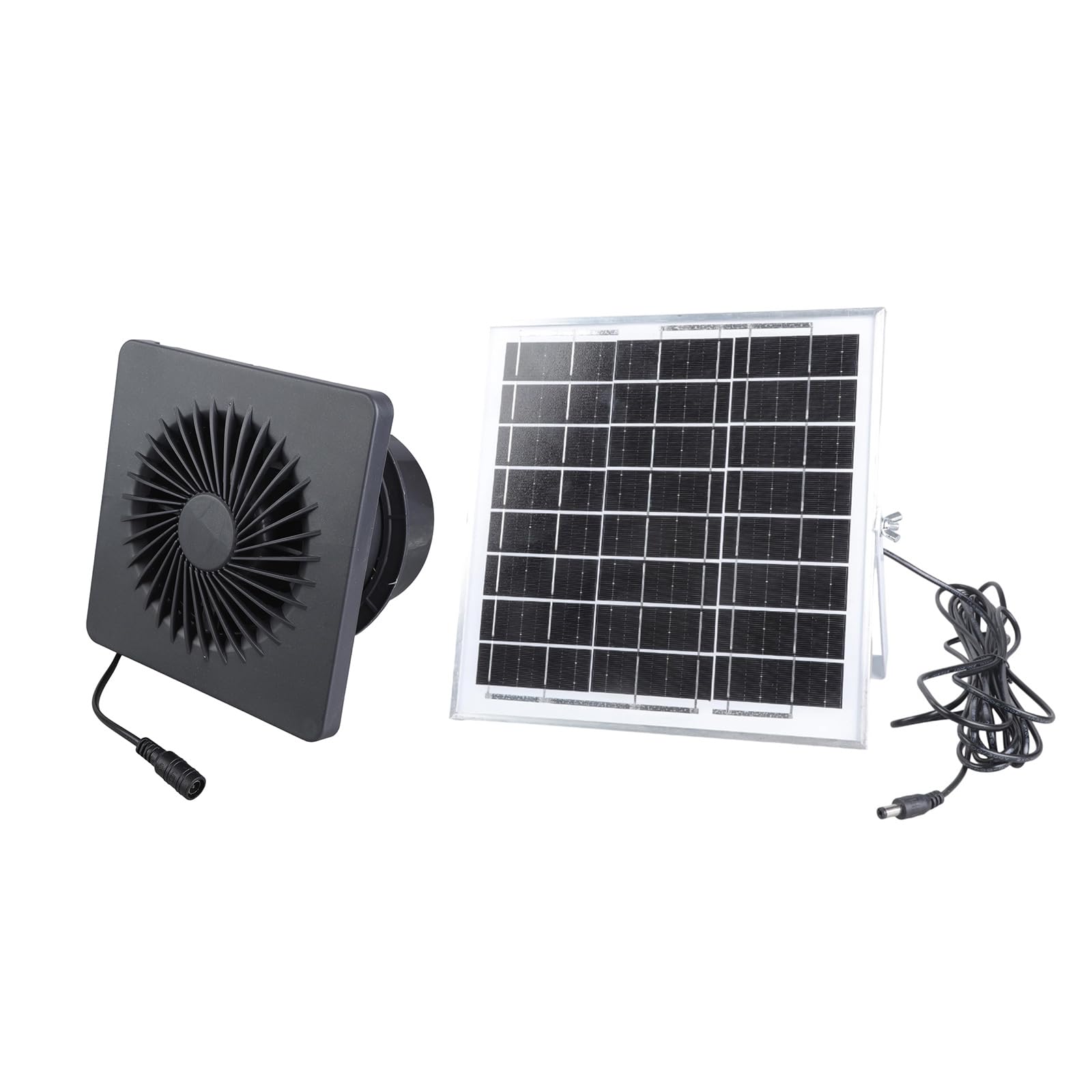 8W Solar Operated 4 Inch Exhaust Fan for Outdoor Ventilation in Coops Greenhouses Bathrooms Friendly Solar Blower Fan