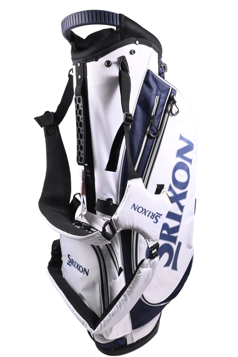 Srixon Lightweight Golf Stand Bag, 4-Way Divider, Premium Carry Bag with Multiple Pockets, Easy-Carry Durable Design for Men’s Golf Gear & Accessories