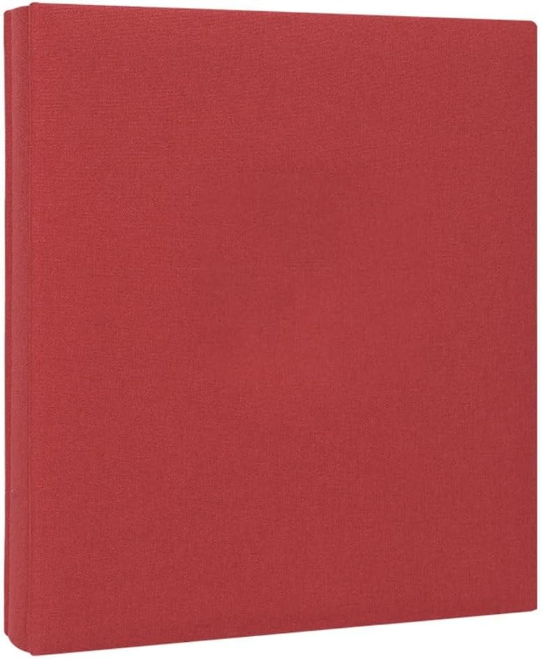 Travel Growth Commemorative Book ﻿ Linen Cover PP Photo Album with Pocket Large Capacity Photo Album Applicable to Photos, Receipts, Star Cards, etc(White-Dinosaur Doodle4)