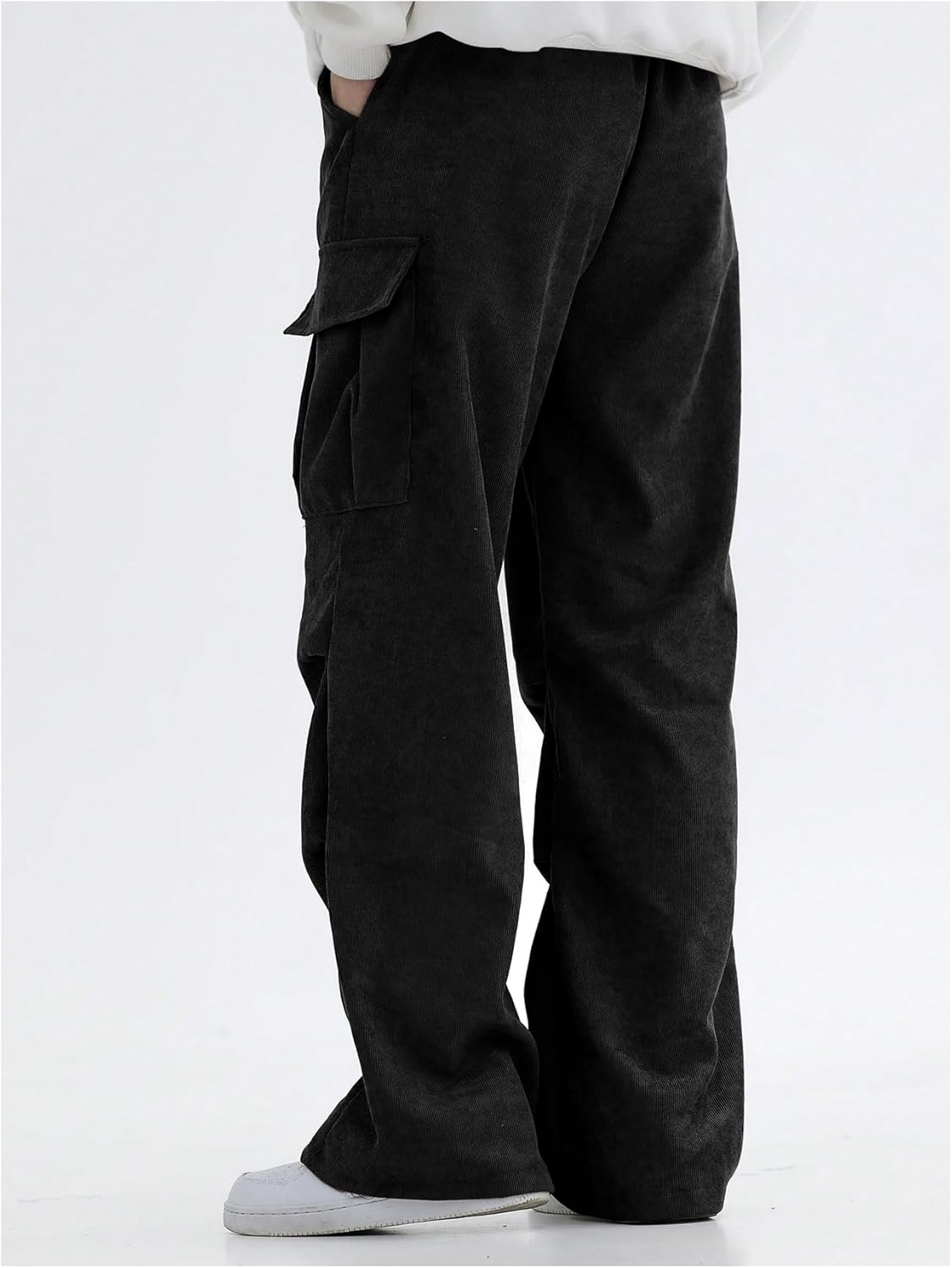 Verdusa Boy's Casual Baggy Cargo Pants Elastic Waist Workout Sweatpants Joggers - Image 5