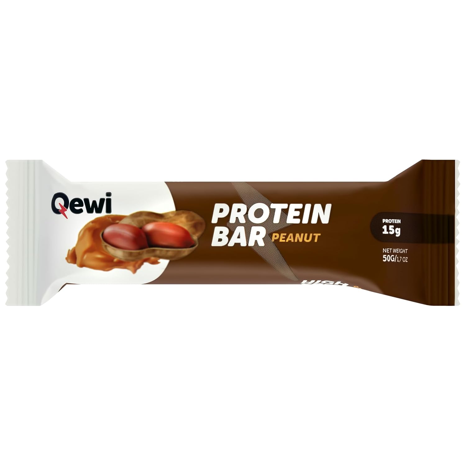Qewi High Protein Bars No Added Sugar 15Gr Protein