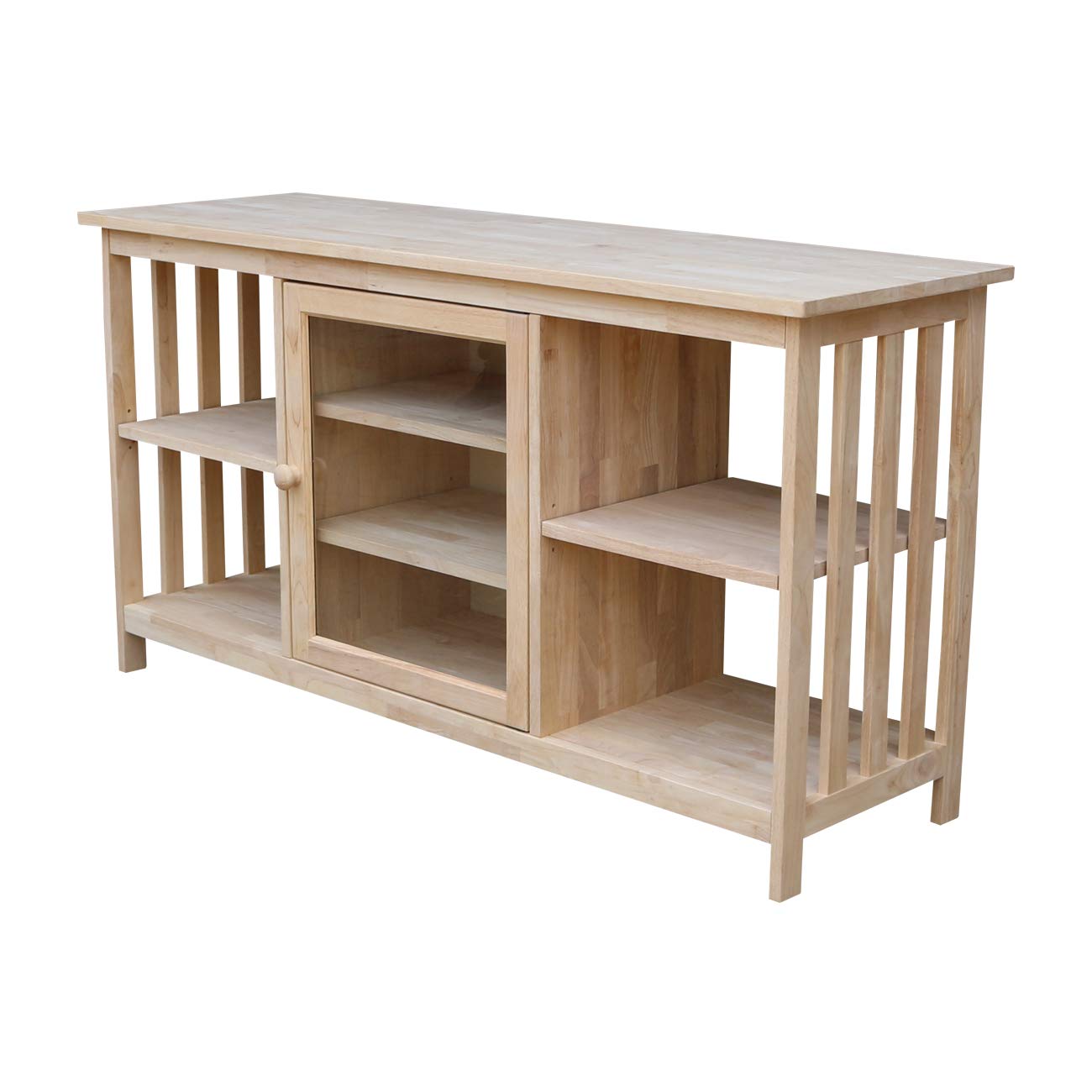 International Concepts Unfinished Mission Entertainment Stand