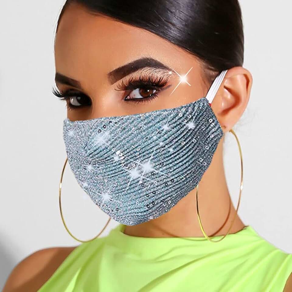 Amazon.co.uk glitter face masks