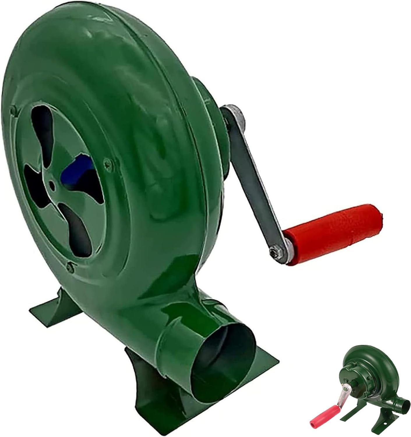 Hand Blower Hand Crank Fan Air Blower Handheld BBQ Blower Fire Blower Outdoor Barbecue Fan Cooking Air Blower Camping Barbecue Fan Barbeque Air Blower BBQ Fan(Size:300W,Color:One Color)