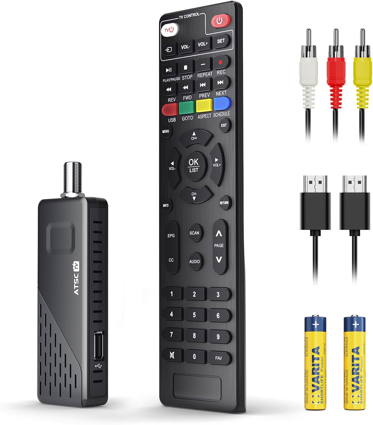 Caja Convertidora De Tv Digital, Receptor De Tv Qam Atsc Gr. | Envío Gratis