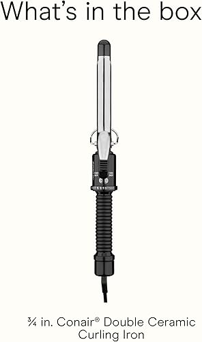 Miniatura 8 de Conair Plancha rizadora instantánea de 34 pulgadas color negro 1 unidad