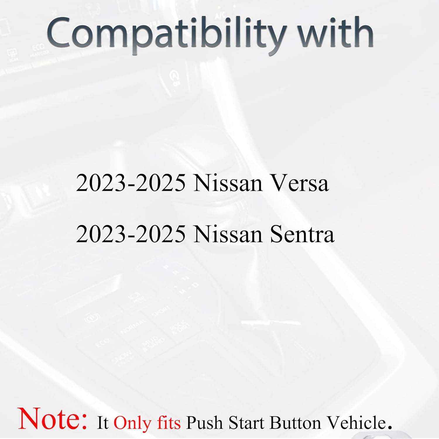 Key Fob Keyless Entry Fits for Nissan Versa Sentra 2023 2024 2025 Remote Control Key Replacement FCC ID: KR5TXPZ3 PN:285E3-6LY5E, S180146126 5-Button