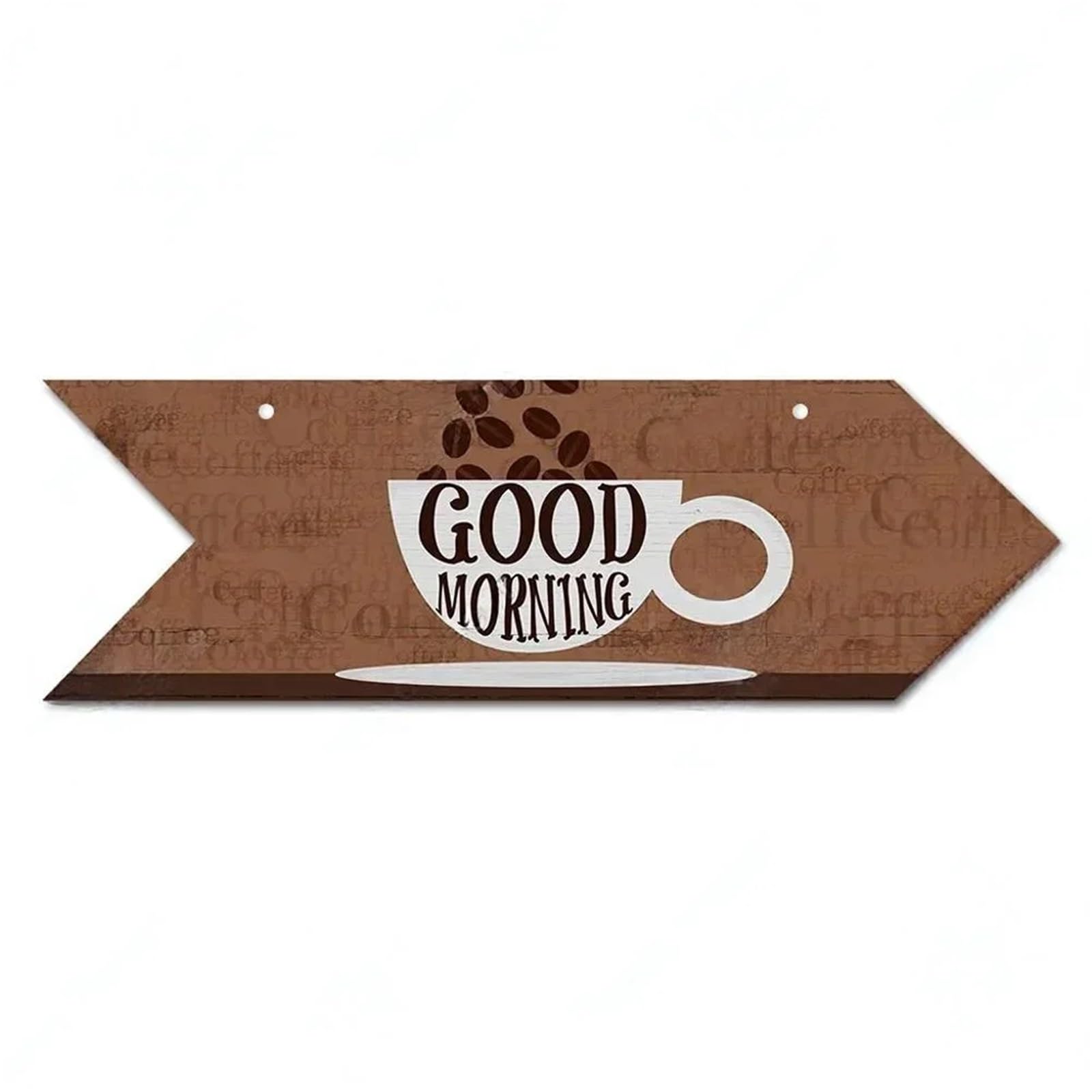 Vintage Arrow Sign Wood Wall Plaque Idea Panel For Cafe Decoration Irregular Hanging Coffee Wooden(Color21,24.5x8cm)