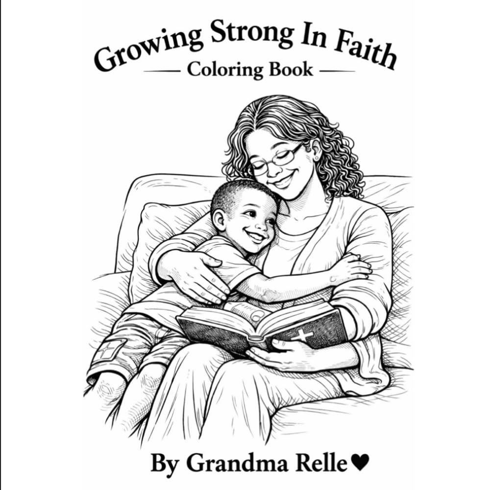 Growing Strong In Faith Coloring Book (Faith With Grandma Collection)
