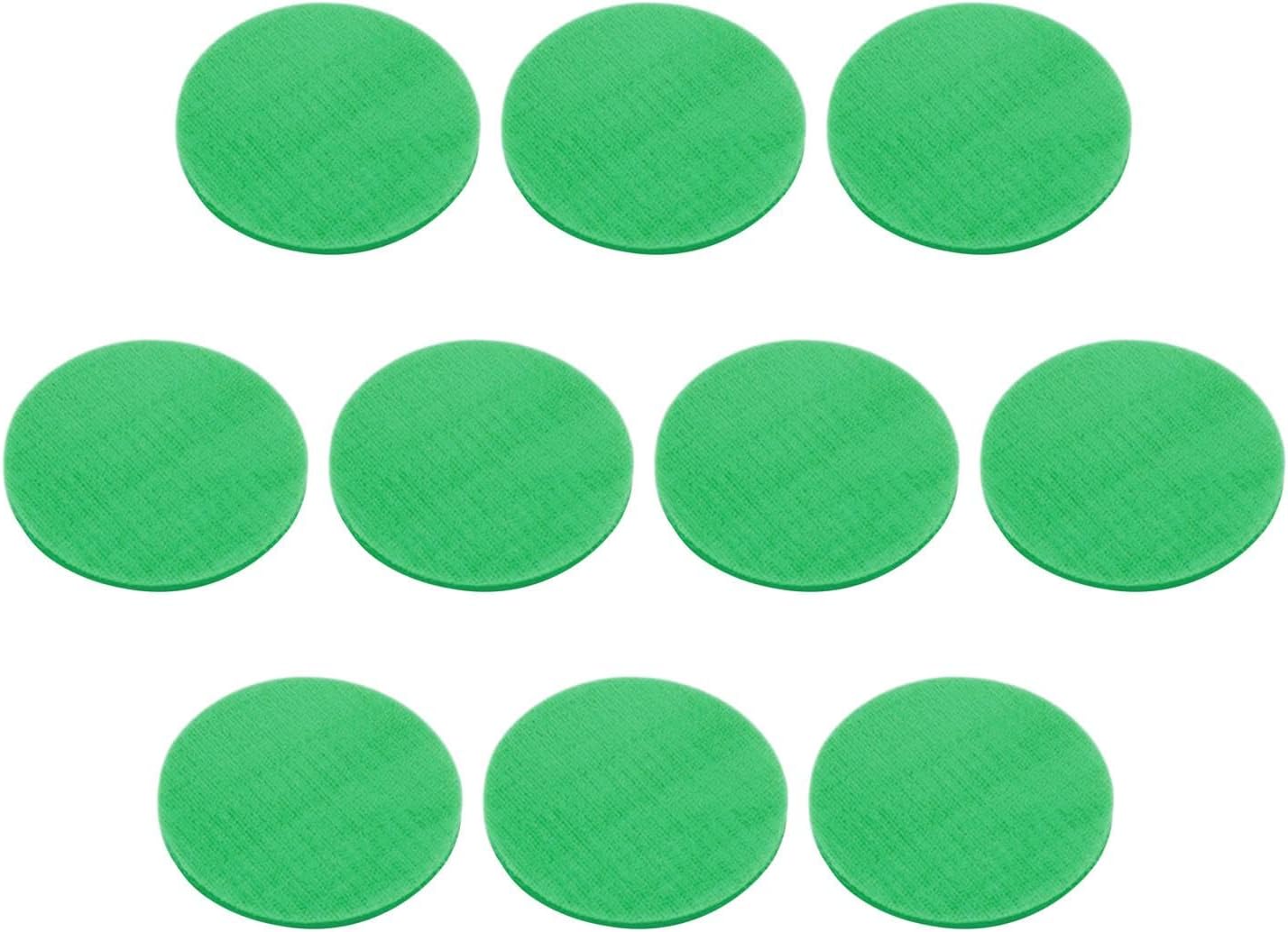 Merishopp 10Pcs Spot Markers Round 4 inch for Sports Teacher Tools Kindergarten Green