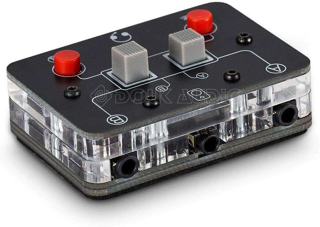 Mini 2Way Microphone Headset/Speaker Audio Switcher 3.5mm A & B