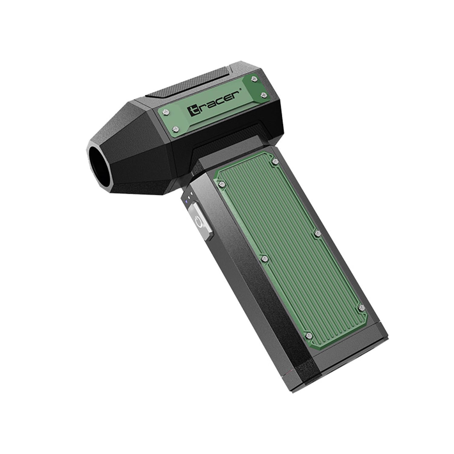 Mini soplador multifunción Tracer AirForce motor sin escobillas 130.000 rpm 3 modos de funcionamiento batería 3000mAh 90min 4 puntas de limpieza linterna LED dispositivo de limpieza compacto