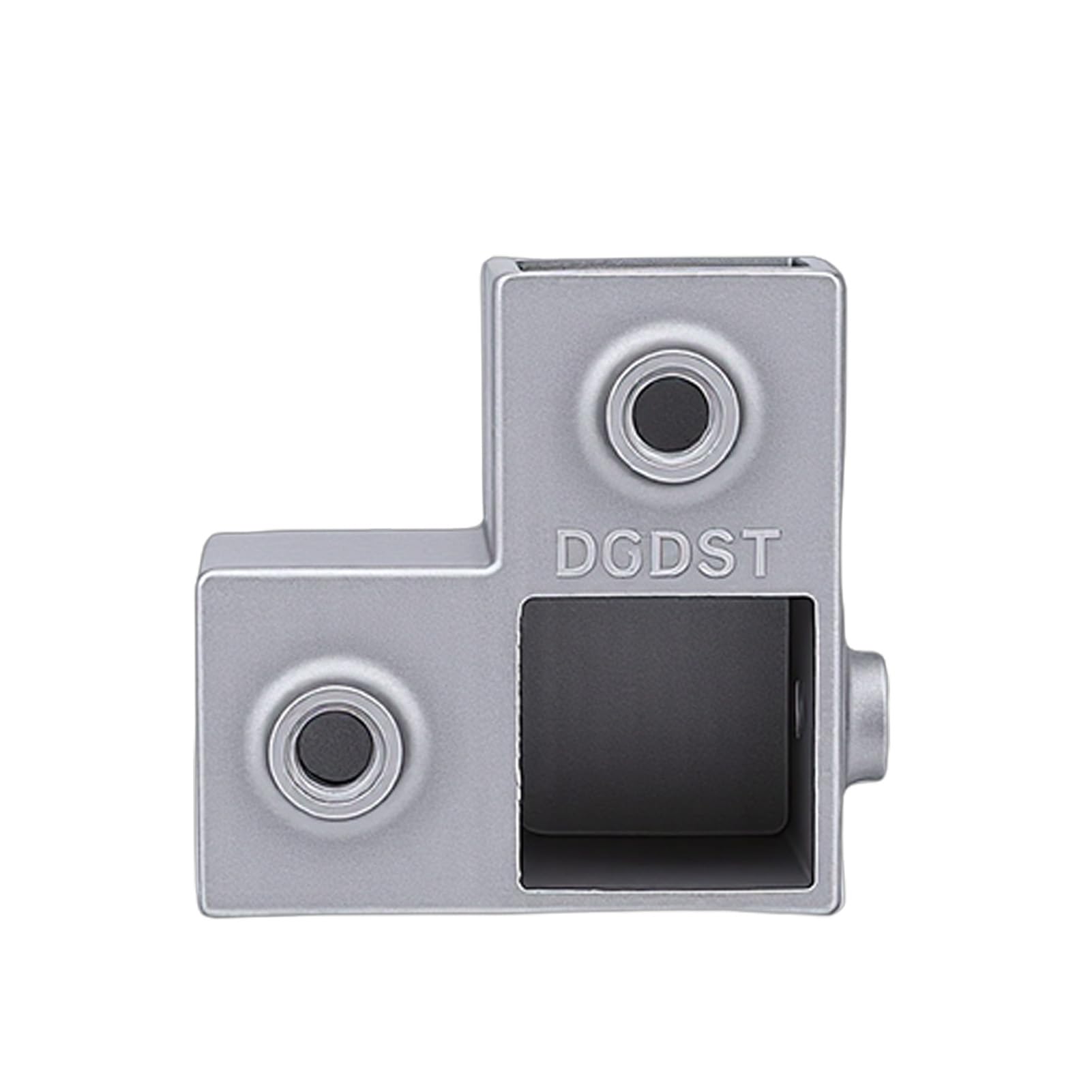 Annadue Conector de Tubo Cuadrado de Aluminio, Acoplador de Esquina de Tubo de Abrazadera de 90 Grados, 1 Pulgada, 3 Vías, en Forma de L, para Pasamanos, Cerca de Estante