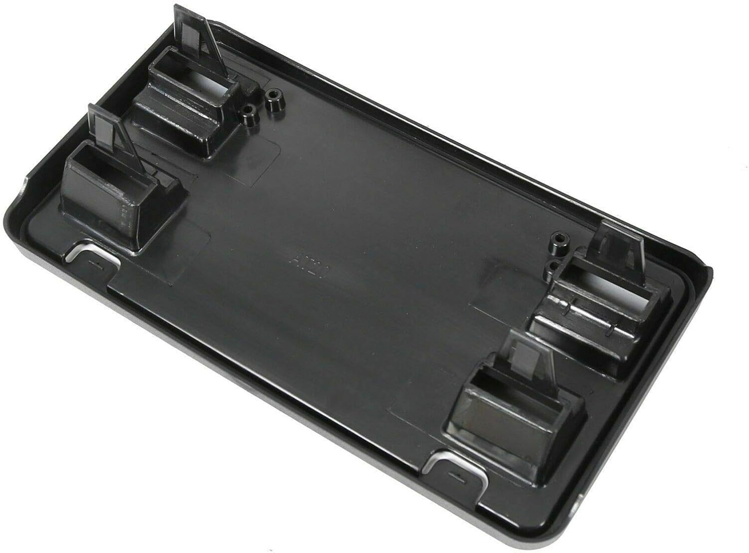 DAT AUTO PARTS Front Bumper License Plate Frame Tag Mounting Bracket Holder Replacement for 2015-2017 Ford F150 Series Non Turbo Black Textured Plastic FO1068165 FL3Z17A385A