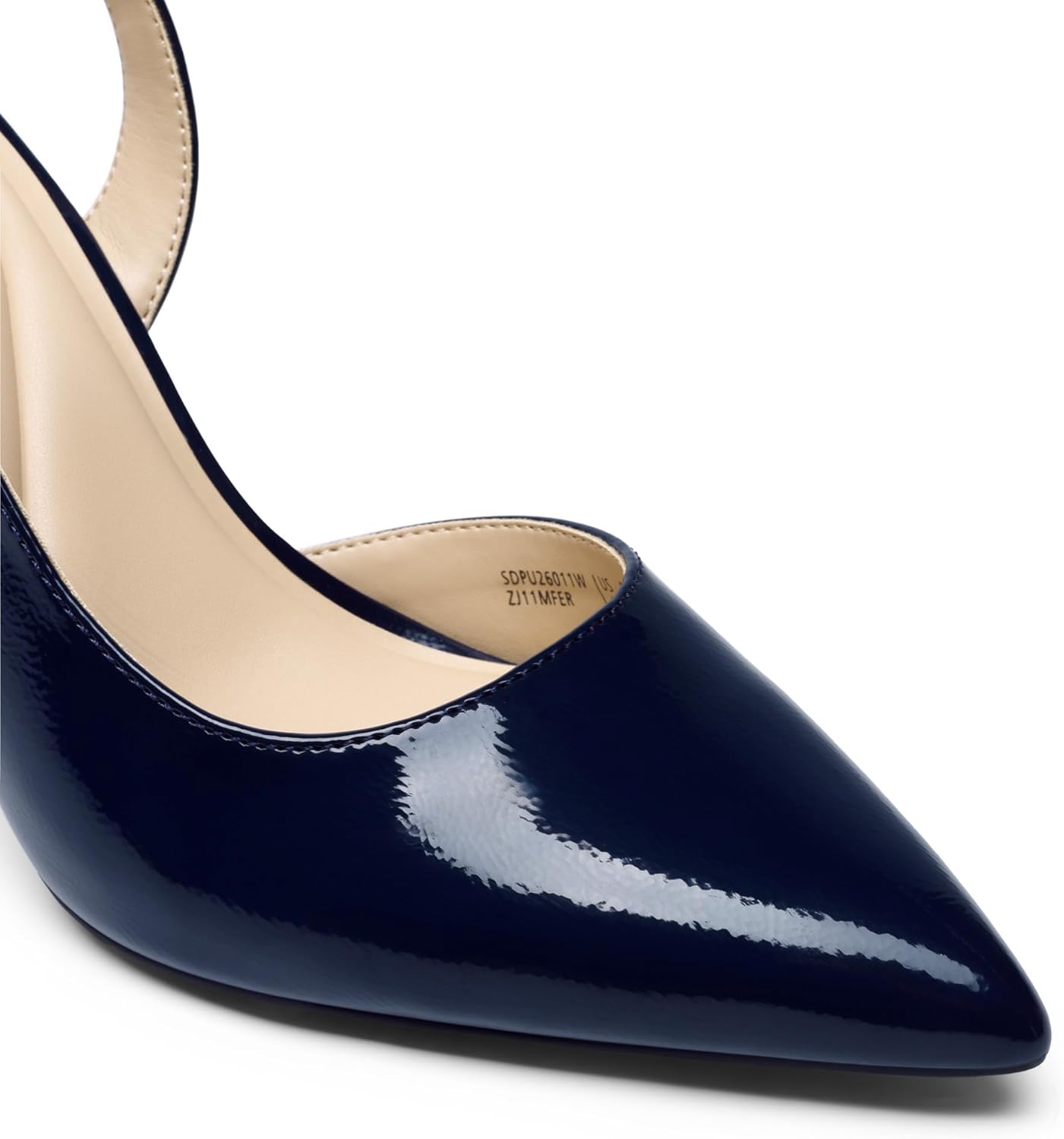 DREAM PAIRS Women's Slingback Closed Pointed Toe Kitten Heels High Stiletto D'Orsay Dress Shoes Wedding Work Comfortable Pumps - Image 6