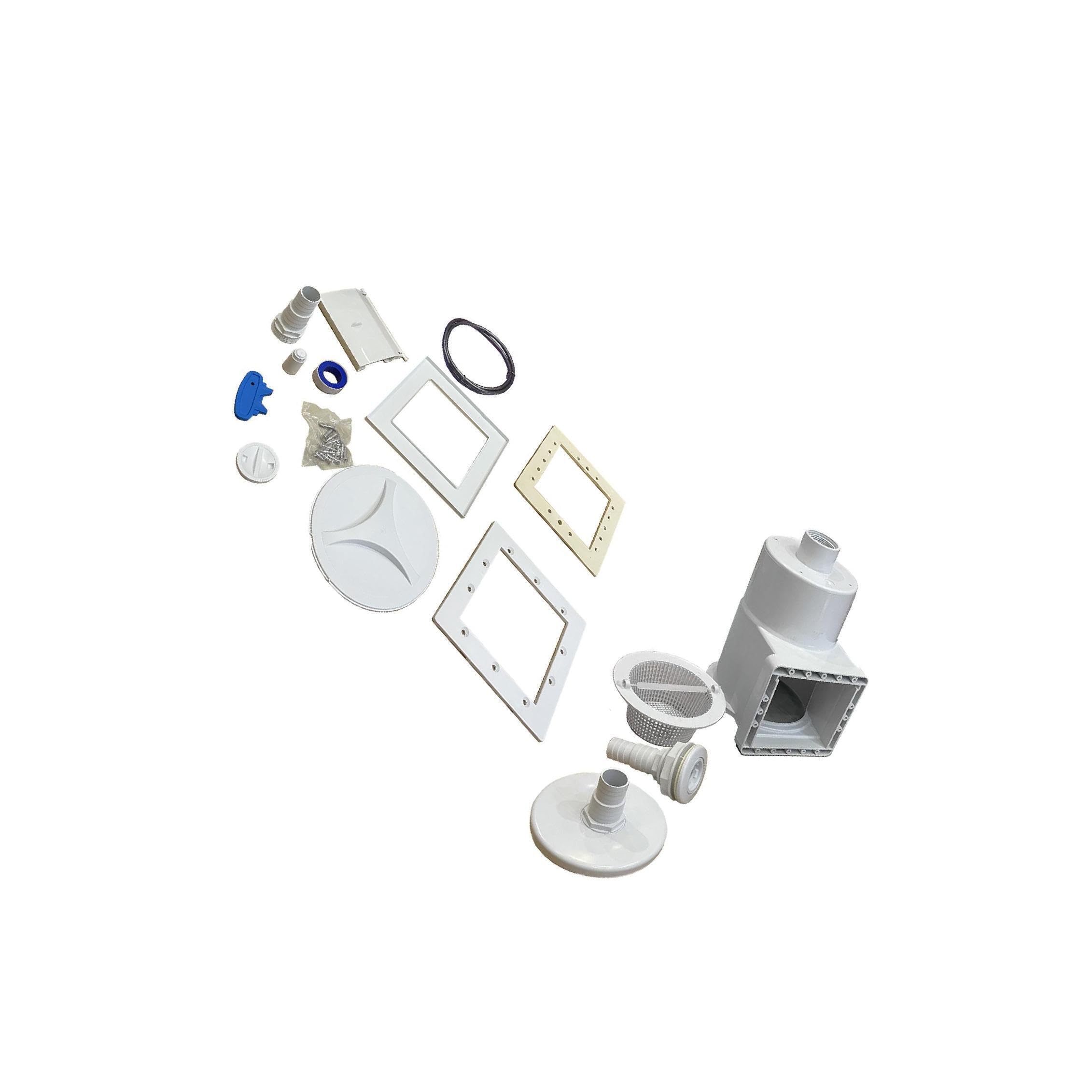 Skimmer de Piscina Flexible con Boca Ancha, Apto para Varios Estilos de Piscina, Incluyendo Opciones enterradas, Equipo de Limpieza, Accesorios para filtros de Piscinas