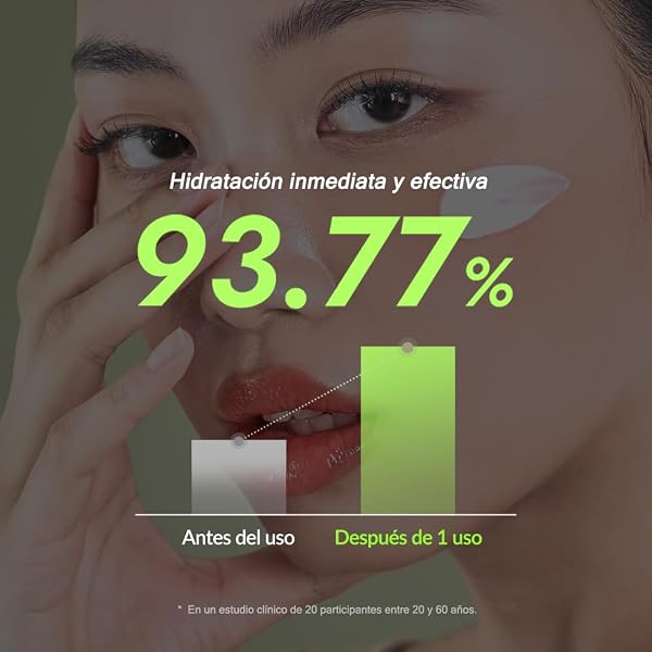 [MIZON] INOUT Watery Sheer Sunscreen SPF50+PA++++ (50ml) Protector Solar Fluido + Cuidado de la Piel Coreano, Protección 24H, Hidratante, Ácido Hialurónico, 100% Vegano - 4