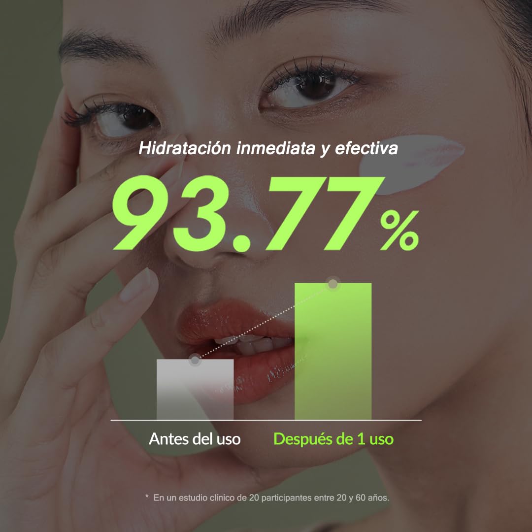 [MIZON] INOUT Watery Sheer Sunscreen SPF50+PA++++ (50ml) Protector Solar Fluido + Cuidado de la Piel Coreano, Protección 24H, Hidratante, Ácido Hialurónico, 100% Vegano — view 4