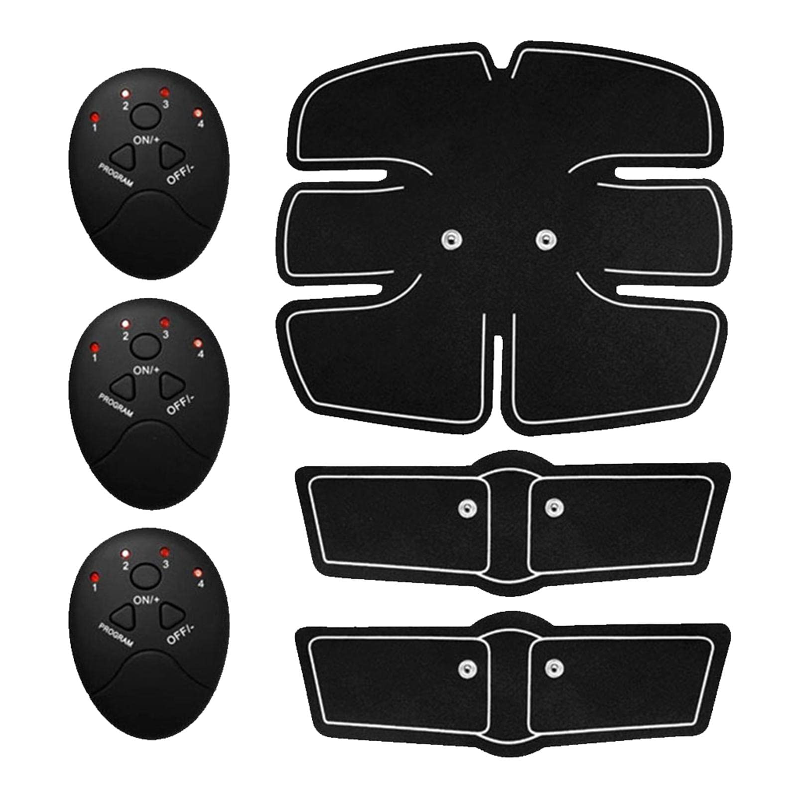 Enakshi Muscle Stimulator Wireless Arm Trainer Abdominal ABS Stimulator Trainer|Sporting Goods|Fitness Running & Yoga|Fitness Equipment & Gear |Package Includes:1 Piece Abdominal Toning Belt-image-36
