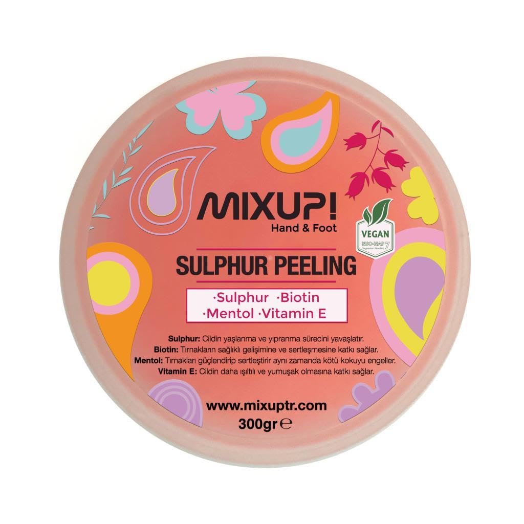 Mixup Hand ve Foot Sulphur Biotin, Menthol Peeling 300 gr