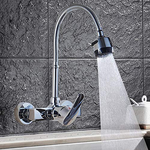Robinet mitigeur encastré eau chaude et froide en cuivre durable