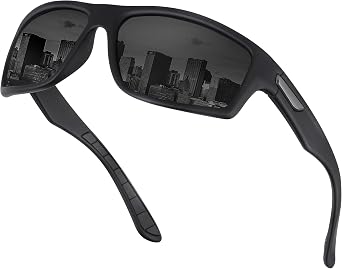 Sunglasses Mens Polarised Sports Sun Glasses Wrap Around Shades for Men Women Driving Running Cycling with UV Protection