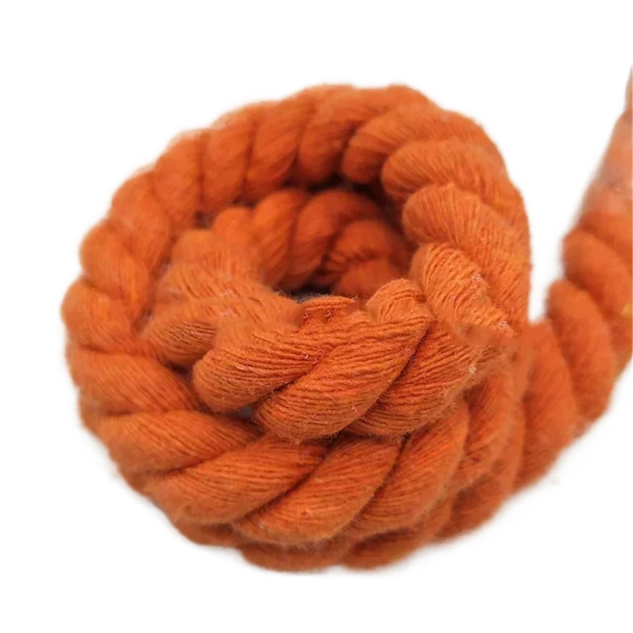 Twisted Cotton Cord 1-5Meters 12mm 3 Strands Twisted Cotton Rope Woven Braid Bag Cords Home Decor Drawstring Ropes DIY(Color 5,12mm-4Meters)