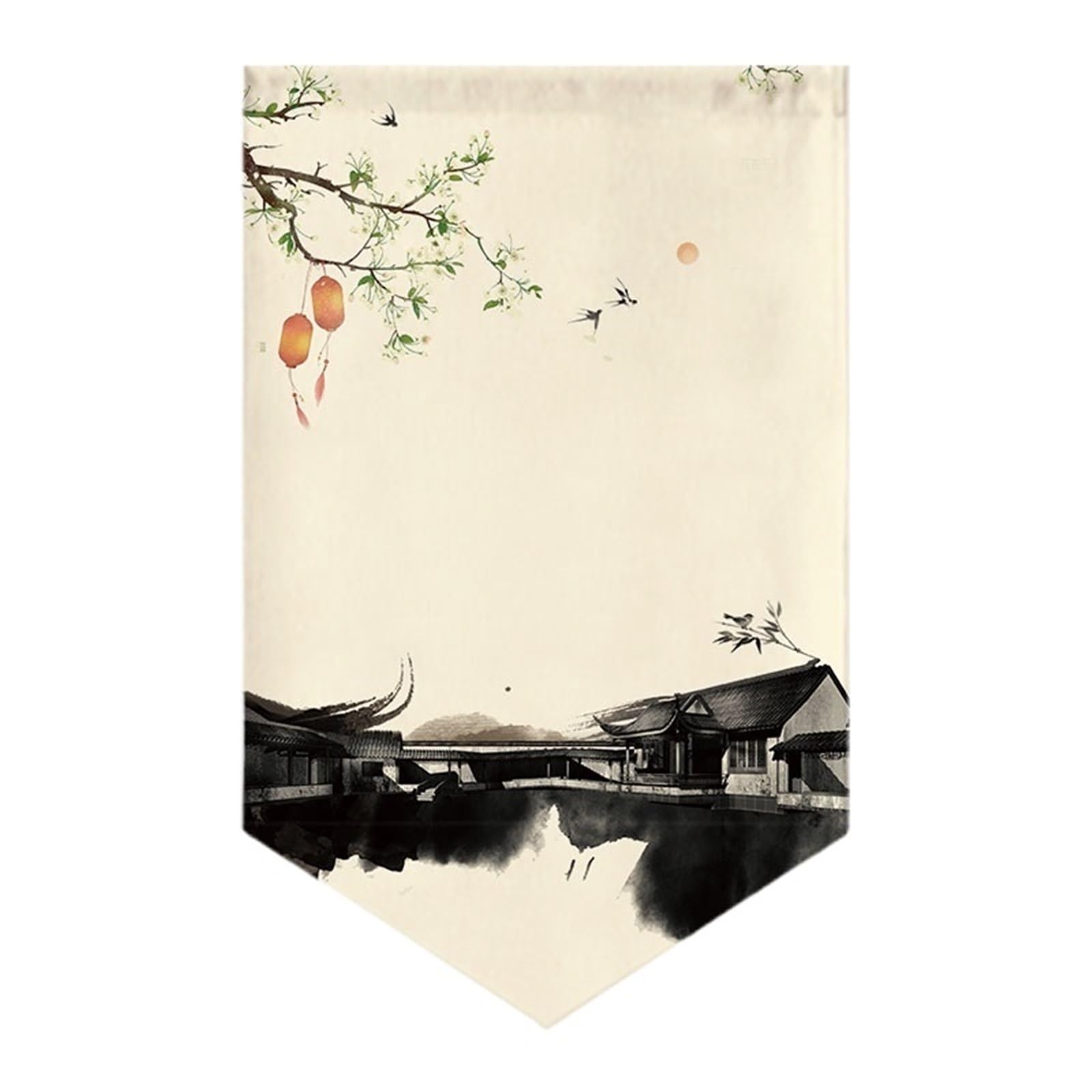 Cortinas cortas de tinta china para dar un toque zen y elegante a tu restaurante