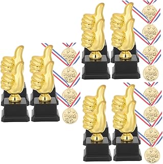 INOOMP 3 Sets Trophy Medal Competition Trophy Winner Award Medals competitions Sports Medals Mini Trophy Football Decor Children Toys Creative Trophy Competition Trophies Trophy Decor abs