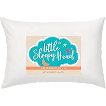 Little Sleepy Head Youth Pillow 16x22 - Soft &amp; Hypoallergenic Bed Pillow Youth Pillows for Sleeping Age 5-10 - Snugly Designed Youth Neck Pillows for Travel, School and Bedtime - (1 Pack)