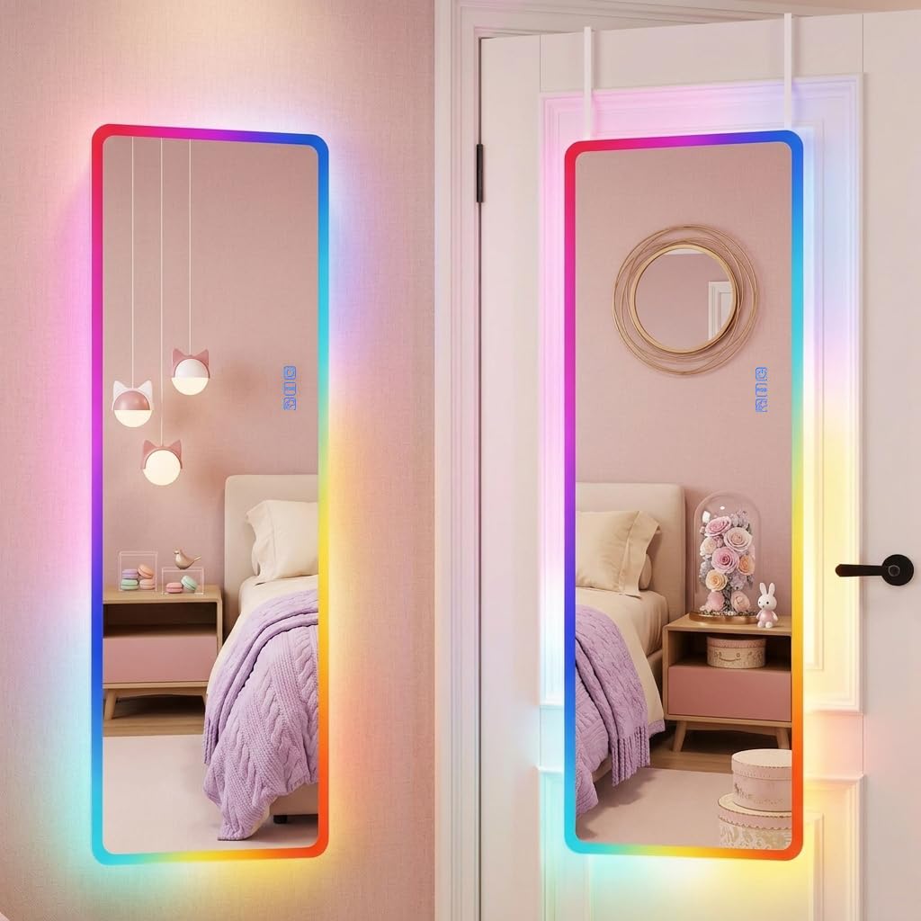 LVSOMT RGB 47x16 LED Mirror