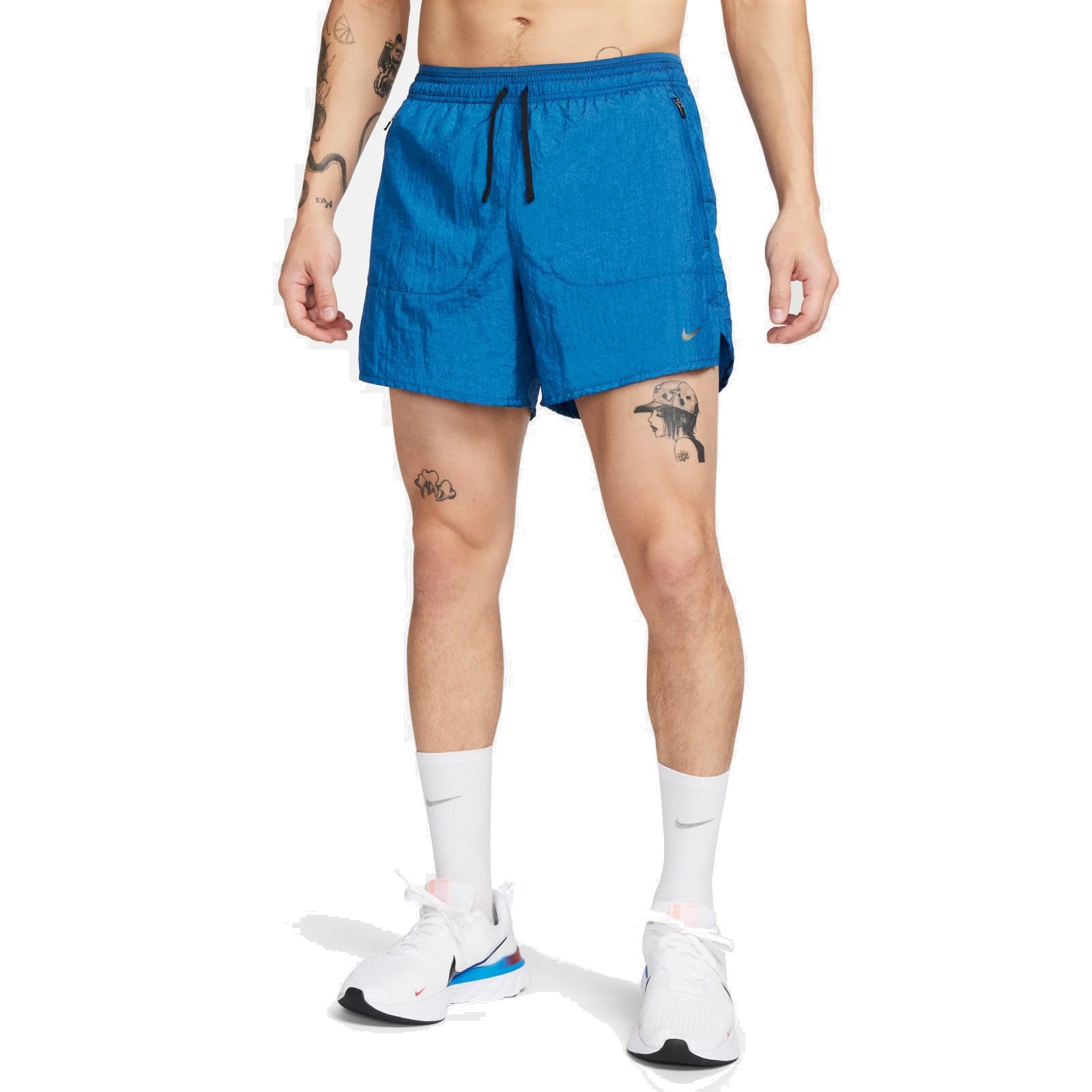 NIKE Stride Running Division Pantalón Corto de Running Dri-fit de 13 Cm con Malla Interior - Hombre - Shorts Hombre