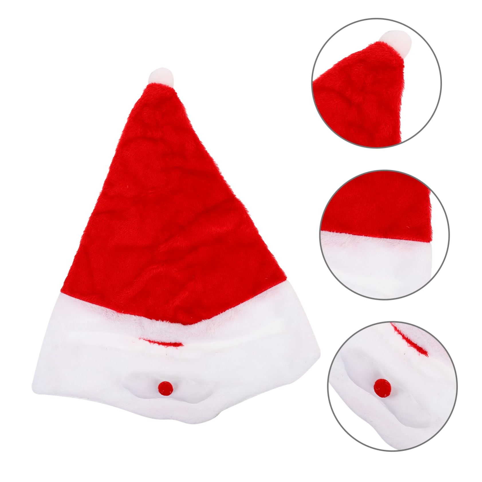 Ciieeo 3 Piezas De Gorros De Papá Noel Creativos Para Adultos Fundas Navideñas Para Casco Gorros De Papá Noel Para Decoración De Casco Unisex.