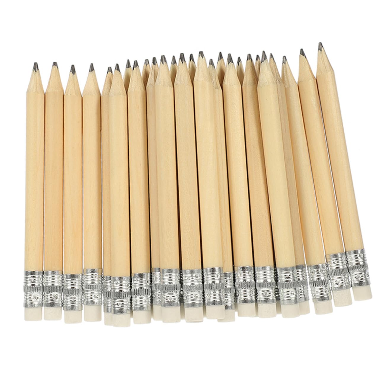 Artibetter 5 Sätze Runder Bleistift Kleine Kurze Schreibstifte Für Halbbleistifte Kleine Schreibstifte Künstlerstifte Graphitfarbe Nicht Spitzbare Bleistifte 100 Stück * 5