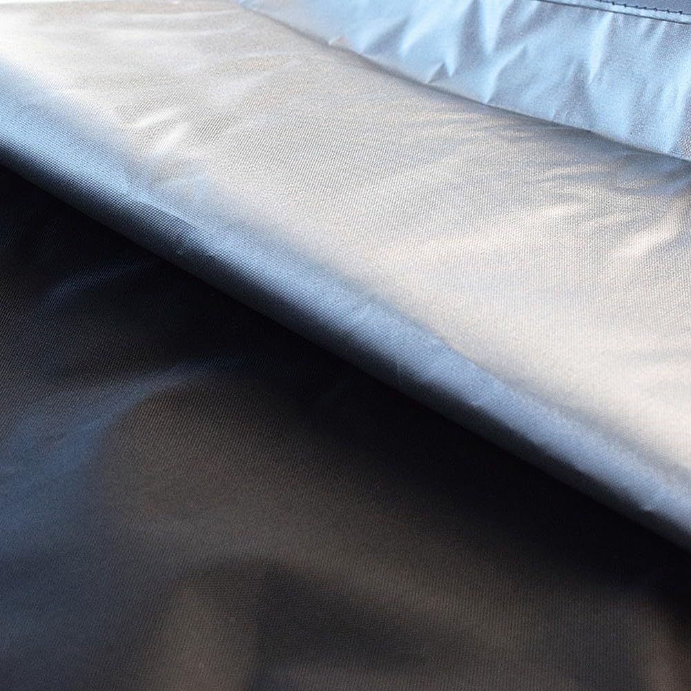 Juego de repuesto de 3 asientos con cubierta de toldo para columpio de jardín al aire libre, tela Oxford impermeable y con protección UV (gris)
