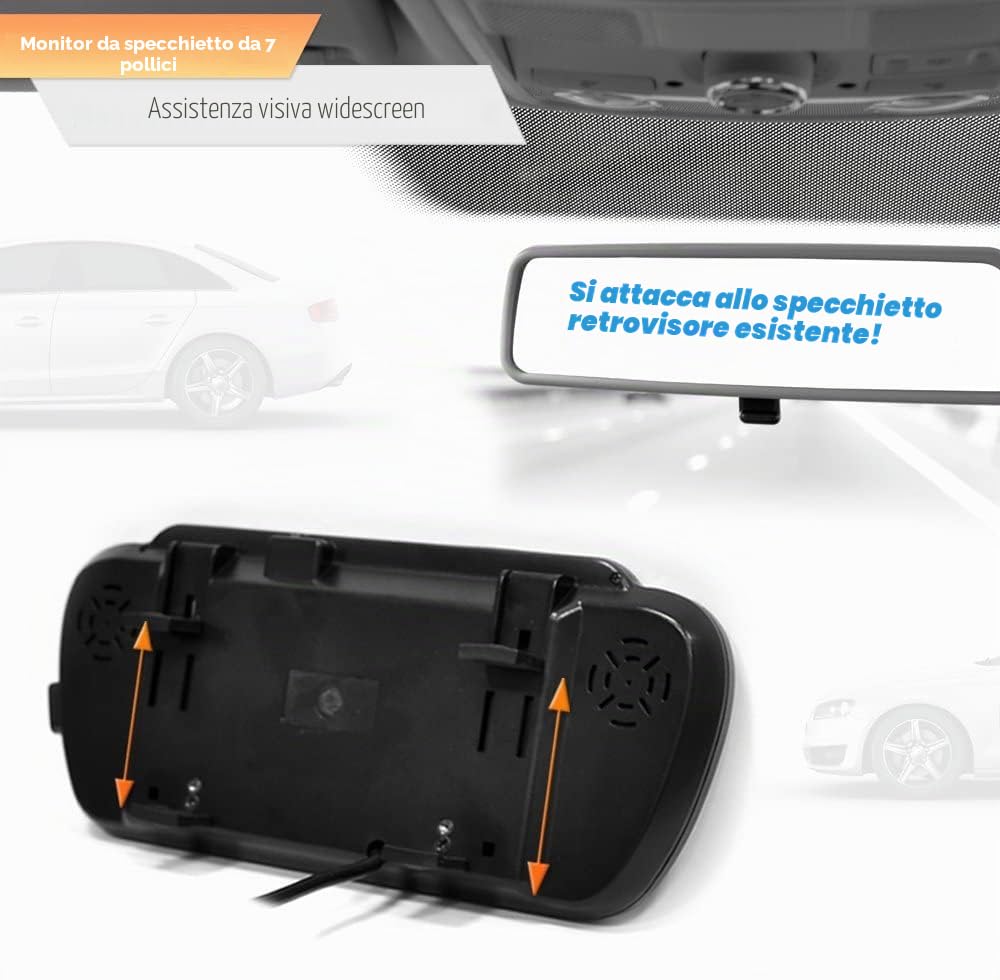 Fiat Ducato Retrofit posteriore luce di retromarcia per FIAT Ducato fine 2006-2015 3 gen, P-eugeot Boxer, Citroen Jumper (con monitor)