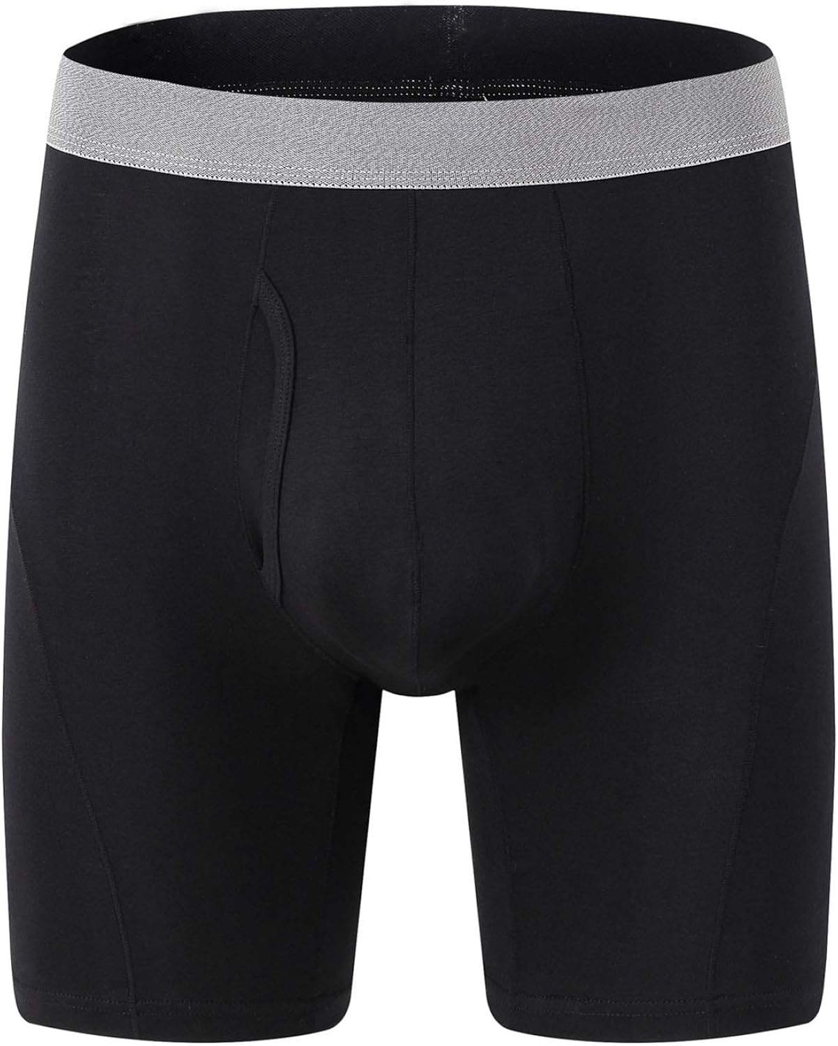 Men's Cotton Classics Boxer Briefs Black S at Amazon Men’s Clothing store