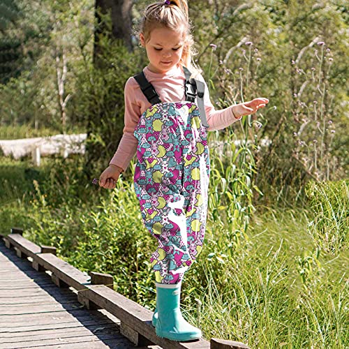Boys Girls Waterproo𝐟 Suspender Rain Pants Outdoor Toddler Rain 𝐁𝐢𝐛 Kids Mud Proof Overall Fishing 𝐁𝐢𝐛4