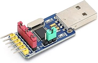USB to Serial Port Module, Bridge Chip Components PCB USB Module YS‑CH341T Module for USB Port of The Computer for USB to UART