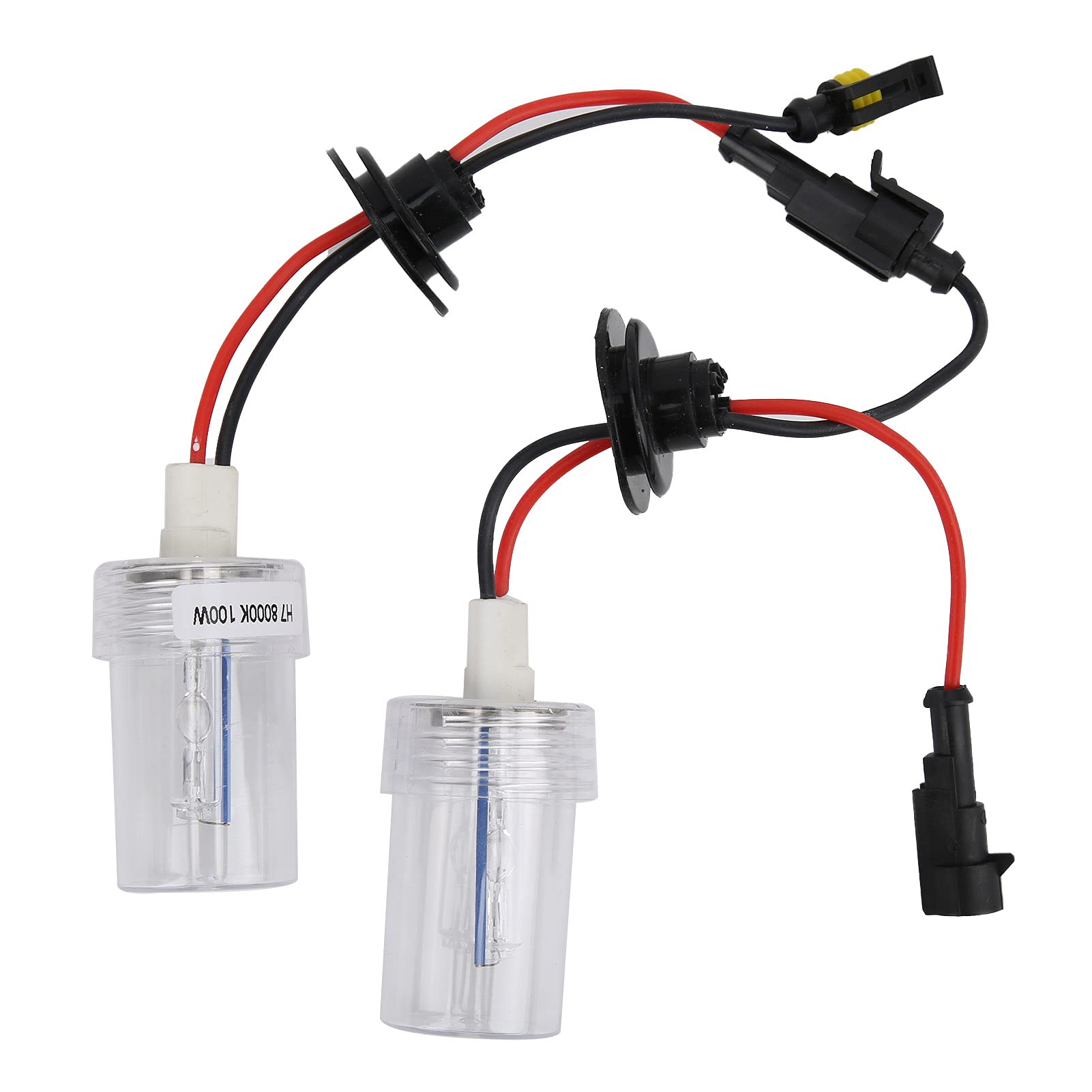 Durevole 2 Pezzi Lampadina per Fari Automatici Xenon 100W 8000K H7 Presa per Veicoli 12V