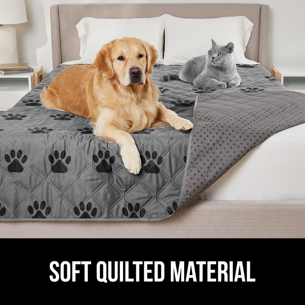 Manta impermeable para perro, funda de sofá de 52 x 82 pulgadas para perros, lavable, protege el sofá, los muebles, la jaula, el automóvil, suministros esenciales para mascotas, funda de 9