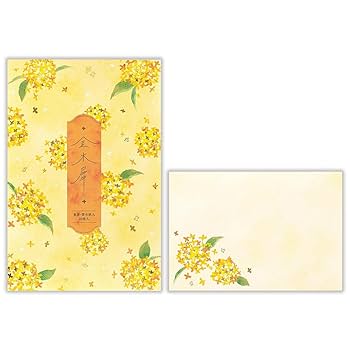 Amazon.co.jp: レターセット【便せん 10枚入 罫無し A5 金箔